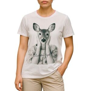 Rockstars & Angels Bambi Tee Shirt Women Color White M